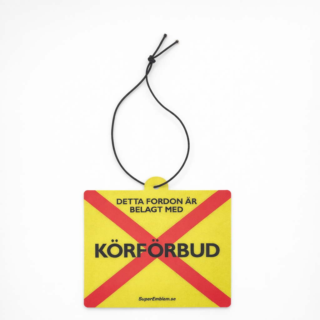 Doftgran - Körförbud (Spansk Flagga)