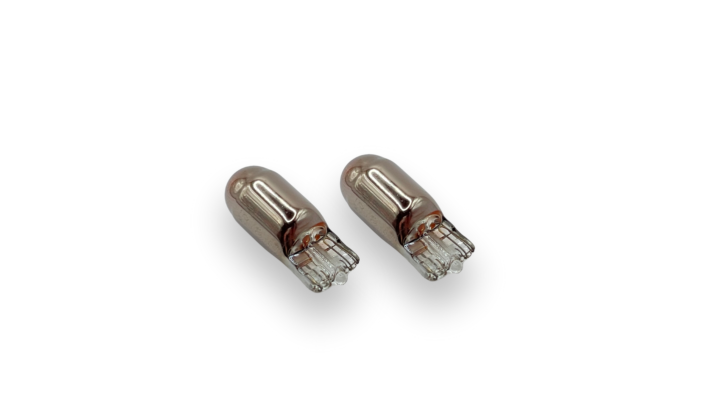 T10 Chrome lampor W5W (12V/5W) - PAR