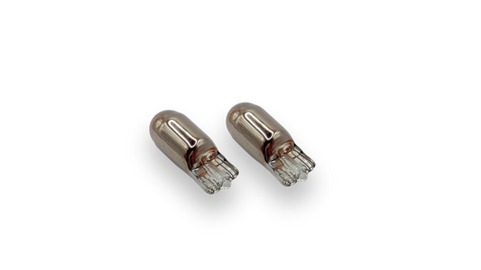 T10 Chrome lampor W5W (12V/5W) - PAR