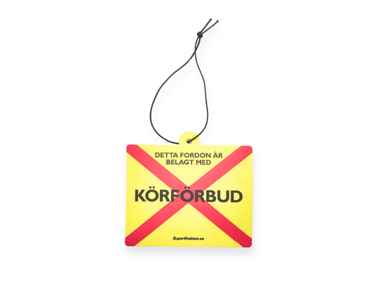 Doftgran - Körförbud (Spansk Flagga)