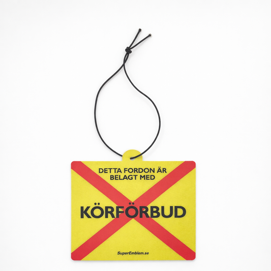 Doftgran - Körförbud (Spansk Flagga)