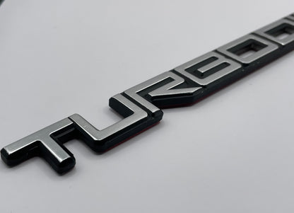 Turbo Diesel Luggage Emblem