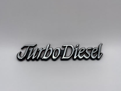 Turbo Diesel Luggage Emblem "Old Style"