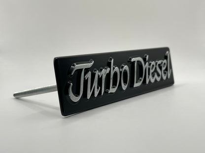 Turbo Diesel Emblem