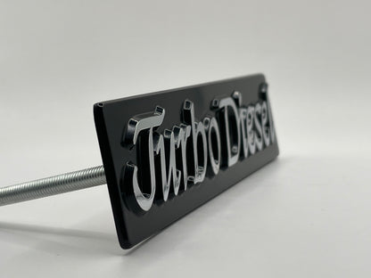 Turbo Diesel Emblem