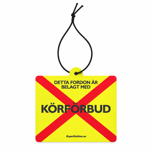 Doftgran - Körförbud (Spansk Flagga)
