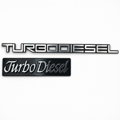 Turbo Diesel Emblem Pack