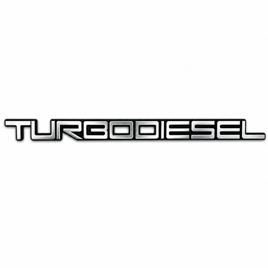 Turbo Diesel Luggage Emblem