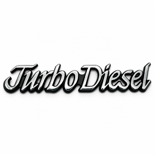 Turbo Diesel Luggage Emblem "Old Style"