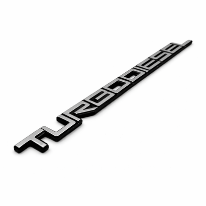 Turbo Diesel Luggage Emblem