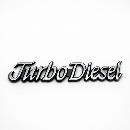 Turbo Diesel Luggage Emblem "Old Style"