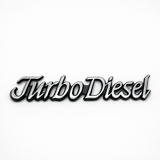 Turbo Diesel Bagage Emblem "Old Style"
