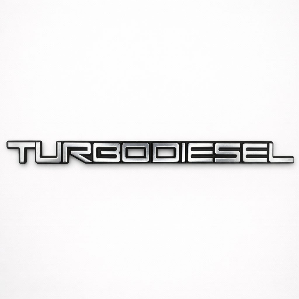 Turbo Diesel Luggage Emblem
