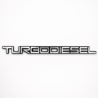 Turbo Diesel Luggage Emblem