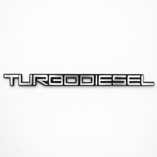 Turbo Diesel Bagage Emblem