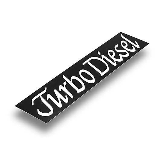 Turbo Diesel - Sticker